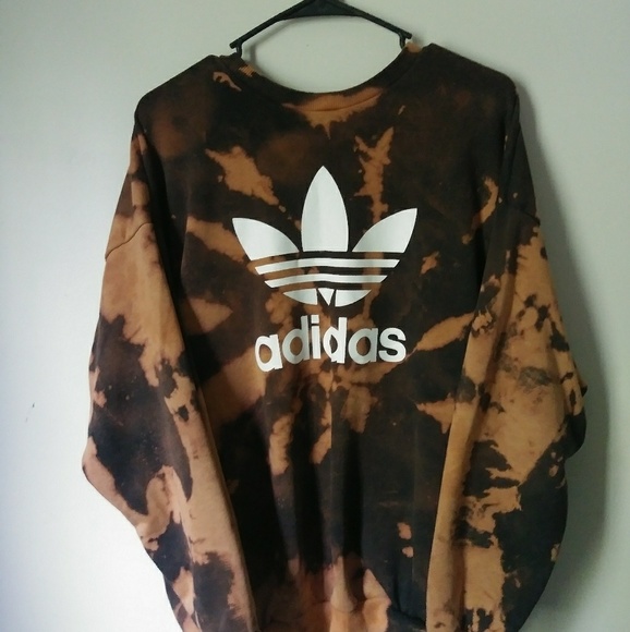 tie dye adidas sweatshirt